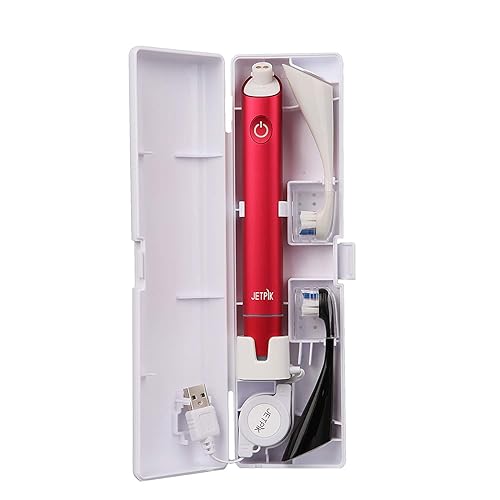 Miniatura 2 de Jetpik JP300 - Cepillo de dientes recargable sónico moderno para adultos, 5 modos de cepillado, cuerpo de aluminio premium, impermeable, carga por