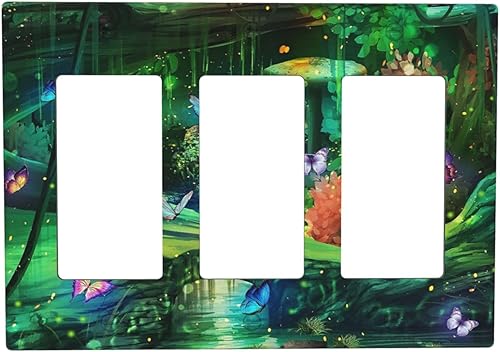 Miniatura 103 de Arte abstracto de mármol de acuarela de 1 cuadrilla, cubierta decorativa de pared de palanca única, placa de interruptor eléctrico para sala de Arte