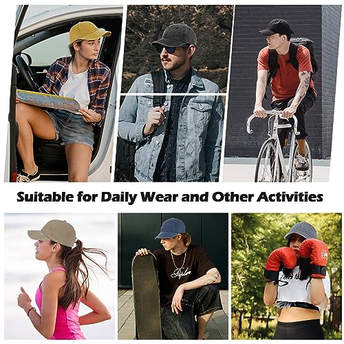 Zando Womens Baseball Caps For Women Baseball Hats Unisex Cotton Baseball Cap Women Embroidered Cap Vintage Adjustable Dad Hats For Men Distressed Tennis Hats For Women Sun Hat Yellow Hat #TOP5