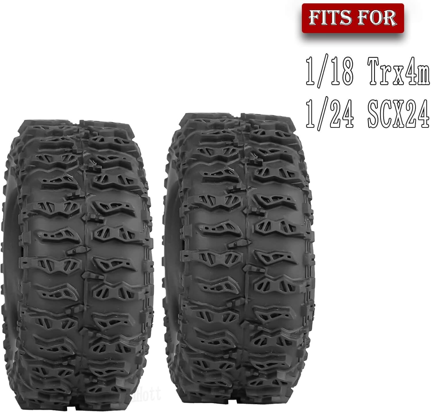 RC 1.0" Soft Rubber Wheel Tires for 1/24 1/18 SCX24 TRX4M RC Crawler Car,(4PCS) 1.0 Wheels Soft Sticky Rubber Tires/Road Soft Wheels Fetal Skin