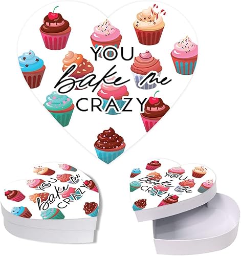 Miniatura 74 de Andaz Press Caja en forma de corazón para el día de San Valentín con tapa, caja reutilizable en forma de corazón, caja para golosinas, dulces