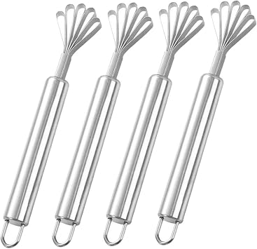 Coconut Piece Steel Scraper Stainless Meat 4 for Vegetables and Seeds