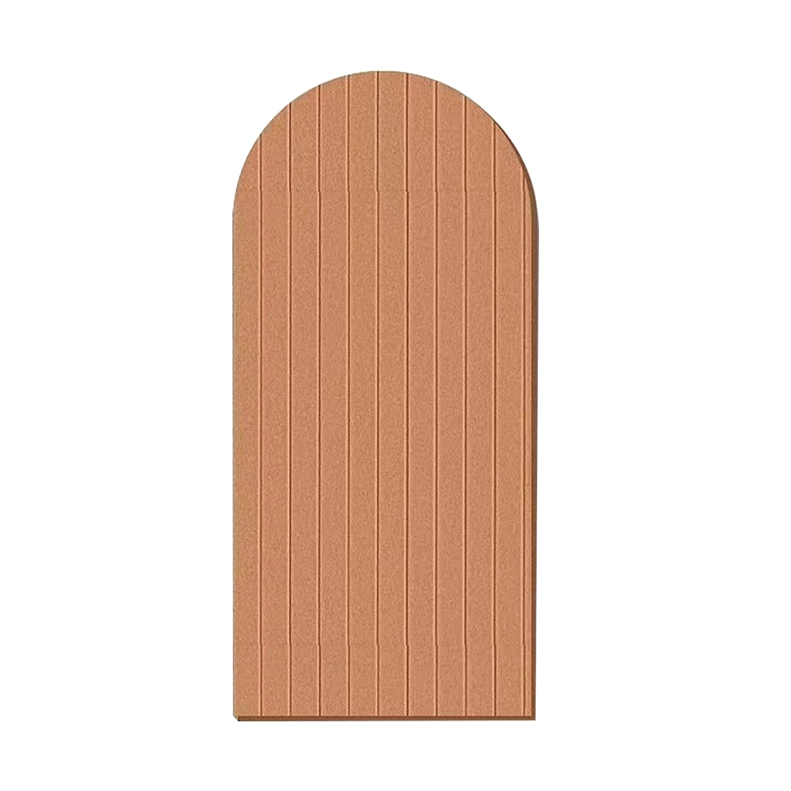 Curved Felt Bulletin Board,Arched Design Beige Fabric Display Panel, No-Tools Installation Memo Board for Home Or Office,Durable Polyester Felt for Photos, Notes, and Ideas Coffee XL