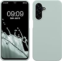 Vista 185 de kwmobile Funda compatible con Samsung Galaxy A52 / A52 5G / A52s 5G - Funda de Teléfono de Silicona TPU con Acabado Suave - Arrecife Azul