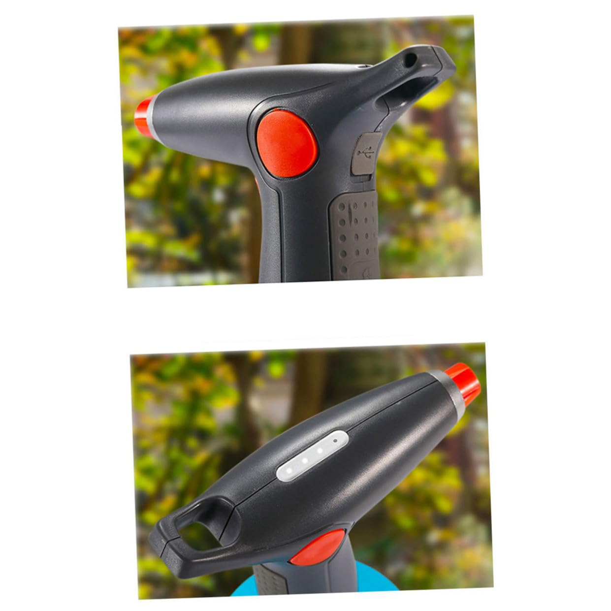 Pulvérisateur Rechargeable Micro Pression USB Bleu en Abs Cuivre