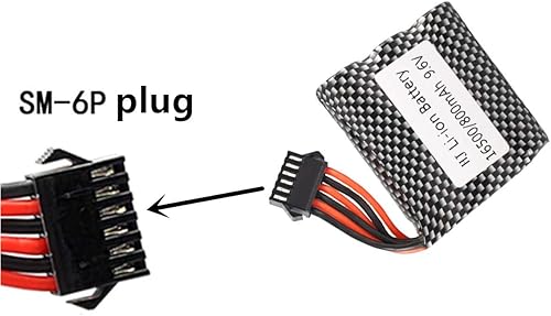 Miniatura 4 de HJ 2 unids 9.6V 20C 16500 X 3 800mAh recargable SM6P enchufe batería de litio para coche RC de alta velocidad S911 S912 9115 9116 9120 juguete de