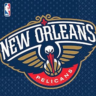 Amscan New Orleans Pelicans Paper Napkins - 6 1/2