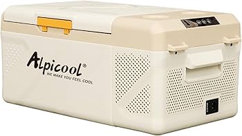 Amazon.co.jp: Alpicool ポータブル冷蔵庫 車載冷蔵庫 車載冷蔵