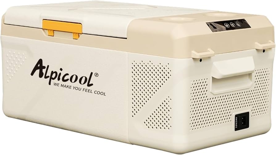 Amazon.co.jp: Alpicool ポータブル冷蔵庫 車載冷蔵庫 車載冷蔵