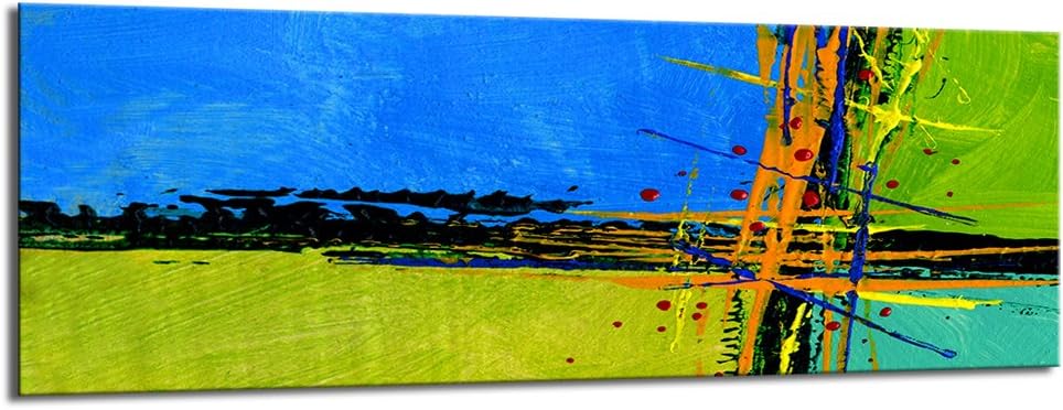 Canvas print 120 x 40 cm Hand Painted Look 5742 SCT German Brand, Bearing – The Picture or is already framed print.