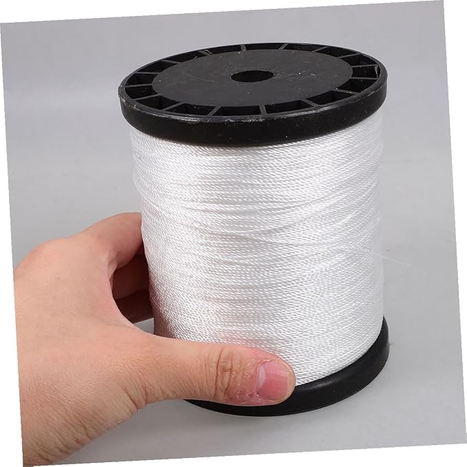 KICHOUSE cuerda de nylon para albañilería, cuerda torcida de alta resistencia para construcción y trabajos exteriores, 3 rollos (0.195kg) miniatura 9
