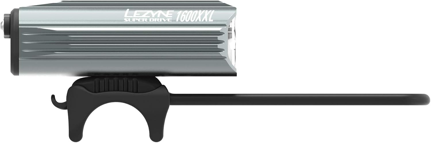 LEZYNE Super Drive 1600 XXL Programmable LED Light, 148 Hours Runtime, USB Rechargeable, 1600 Lumens - Image 3