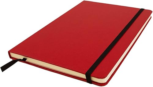 Vista 46 de JAM Papel® - anotadores de tapa dura revestido con cierre de banda elástica, Azul L Azul / Patchwork