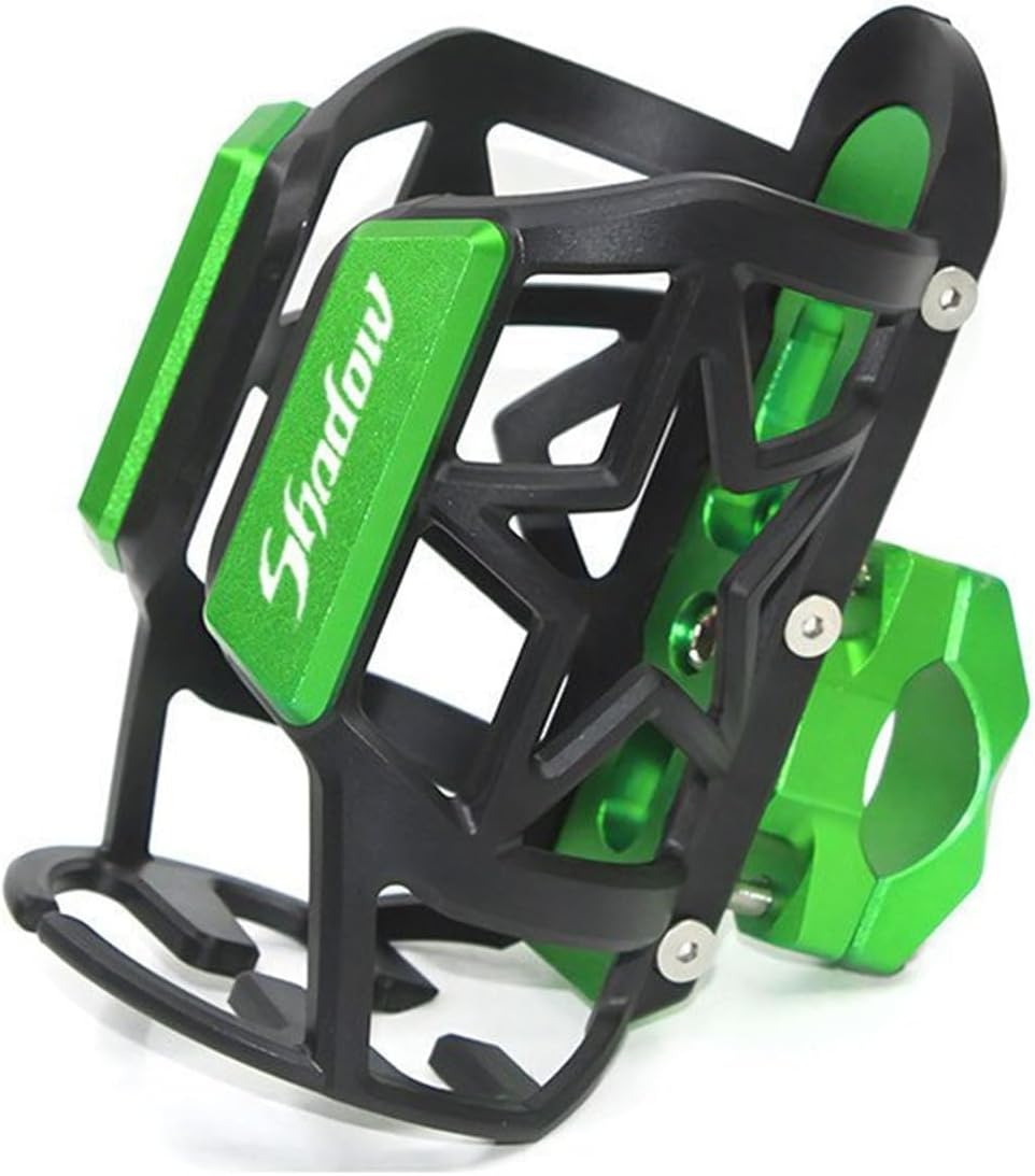 KAnduo for Honda for Shadow VT 400 600 750 1100 for VT600 for VT1300 Motorcycle Beverage Water Bottle Drink Cup Thermos Holder Stand Accessories (Color : Green)
