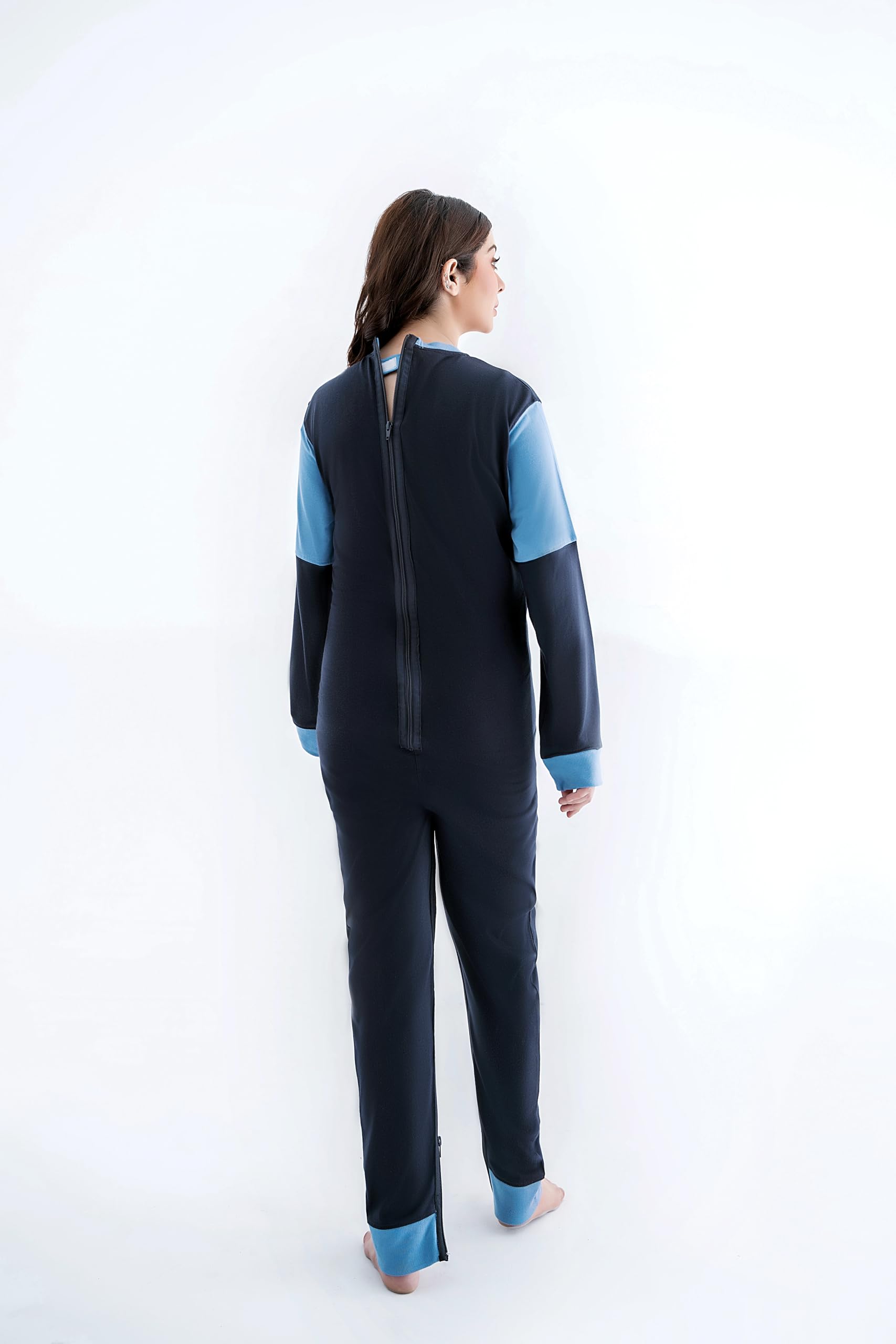 Comfort & Care Apparel Pflegeoverall mitRücken- und Beinreißverschluss lang Größe S/M/L/XL/XXL / 3XL