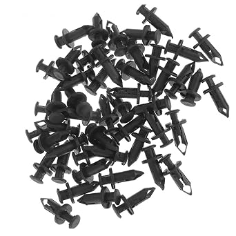 100PCS 8mm Push ATV Fender Clips Body Rivets Fasteners Clamps Fit for Honda Rancher Foreman Rubicon Rincon TRX680 TRX65 07661855 Honda Rancher Foreman TRX Kawasaki