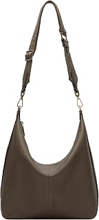 Liebeskind Berlin Damen-Umhängetasche „Paris M“ I Hobo Bag Damen aus Leder mit Schulter- und Crossbody-Riemen I Schultertasche, Hauptfach mit Reißverschluss, 2 Innenfächer I Shoulder Bag