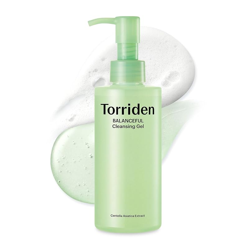 Torriden BALANCEFUL Gel de Limpeza Facial 200 mL com pH baixo e extrato de Centella Asiatica