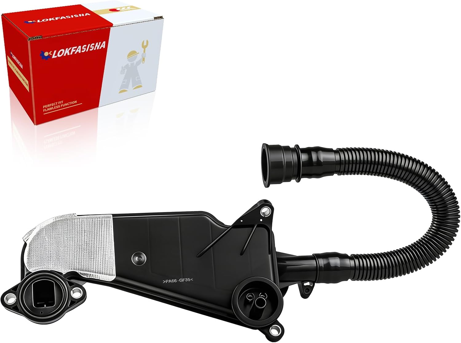 PC3Z-6A785-A Air Oil Separator Assembly Fit Compatible with 2023 2024 Ford F-250 F-350 F-450 F-550 Super Duty 6.7L Powerstroke Diesel Engine Replace OE PC3Z6A785A