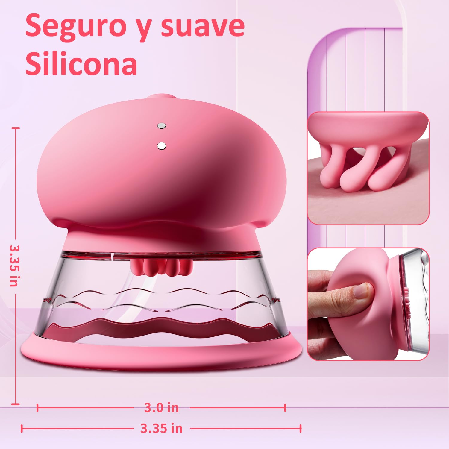 Sex Toys Sucking Nipple Toys - Nipple Vibrator Women Sex Toy Manual Sucking with 10 Powerful Rotation Modes 3 Brush Heads Stimulator Massager, Rechargeable Adult Toys for Women Couples Pleasure Rose