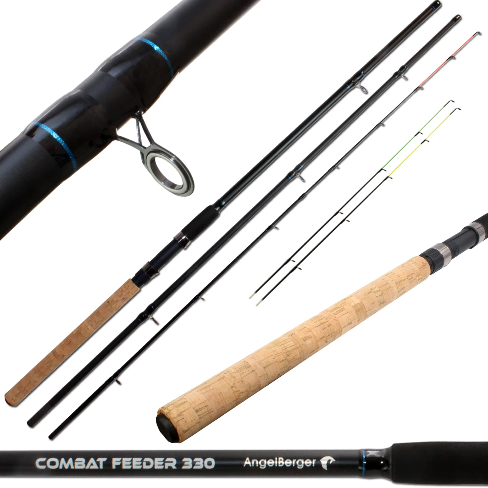 Angel-Berger Combat Feeder 330 Feederrute Carbon Steck Futterkorb Steckrute Angelrute