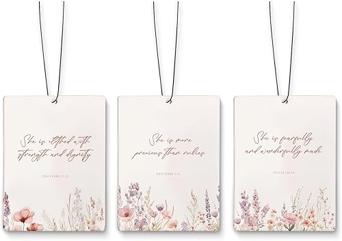 Miniatura 24 de Ambientador Rosa Femenino de Guepardo para Automóvil, Moderno Retro Leopardo Lucky 8 Ball Ambientador Colgante 3 Piezas para Coches, Armario, Cajón,