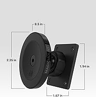 Vista 7 de Scosche Heavy Duty MagSafe Mount/Tablet Holder for Car, Magnetic Cell Phone Stand with Extra Strong Magnets and AMPS Mounting Plate for ProClip