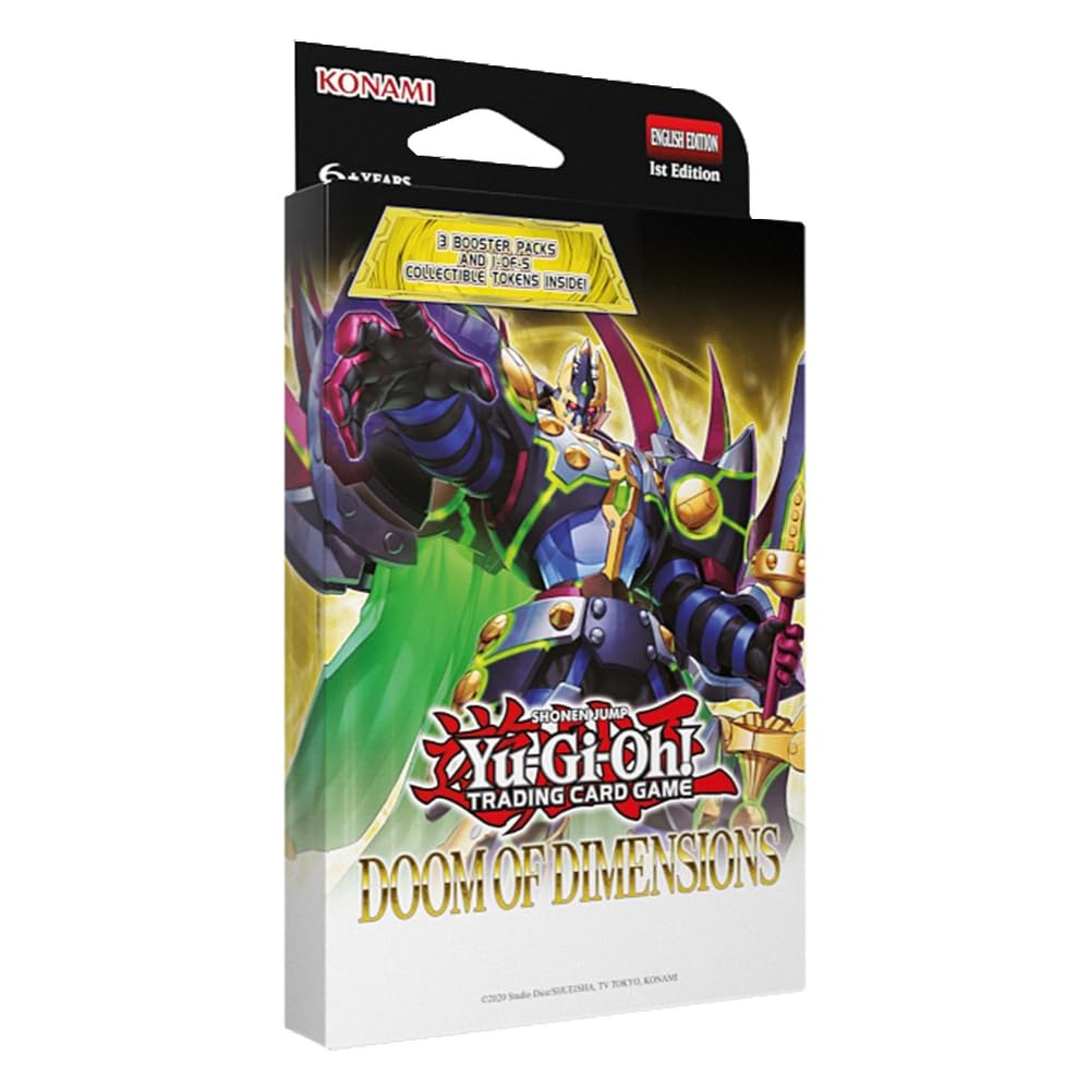 Yu-Gi-Oh! TCG Booster 3-Pack Tuckbox Doom of Dimensions Trading Card Game