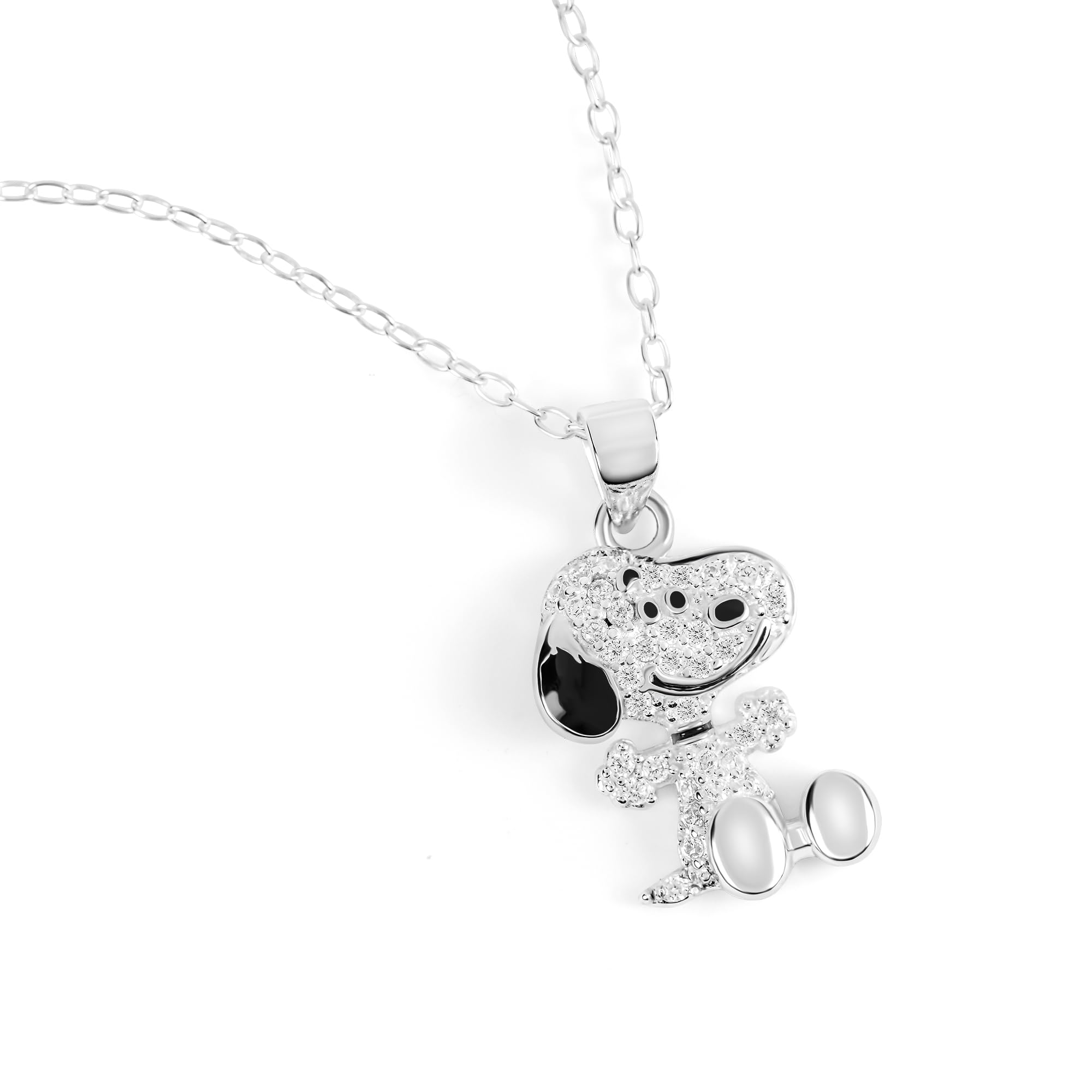 Peanuts Snoopy Snoopy Damski Naszyjnik Kolor Srebrny