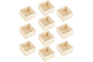 Aodaer Mini Wooden Boxes - Versatile Storage and Decorative Treasures