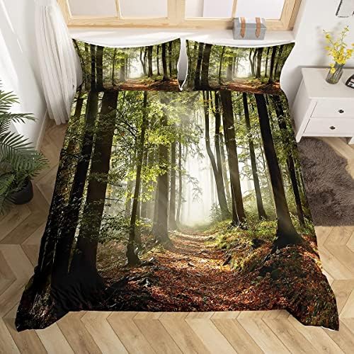 Beach Vacation Bedding Set for Children Kids Boys Girls Beach Coconut Tree Skateboard Motorhome Print Duvet Cover, Modern Travel Microfiber Beds Cover 3 Pcs Double Cool Summer