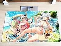 Vista 4 de Nueva Alfombra de Juego Mlikemat Gravekeeper's Priestess Spiritualist TCG CCG OCG - Tapete de Juego de Cartas Coleccionables con Zonas + Bolsa