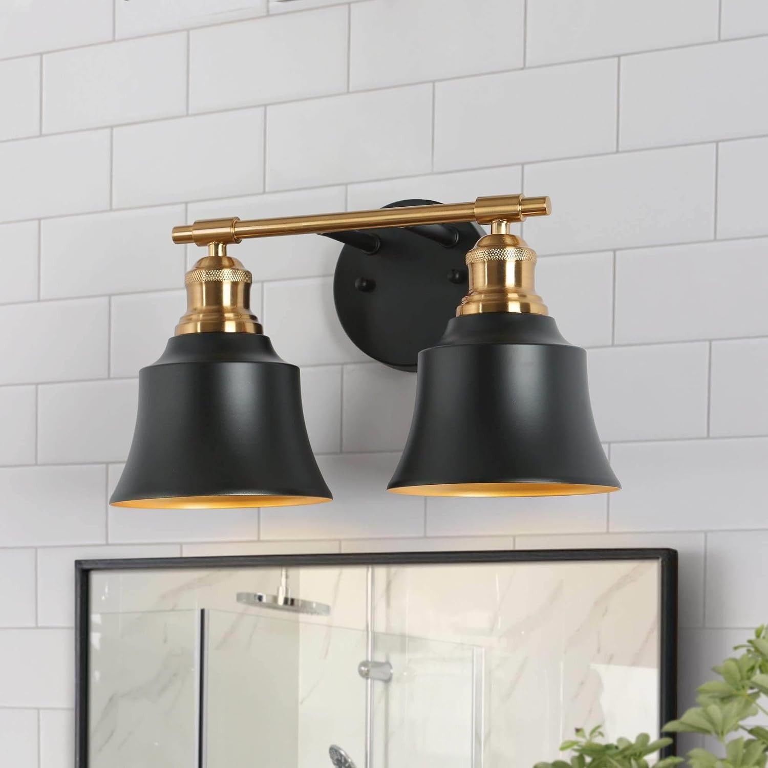 Black And Gold Bathroom Lightnull