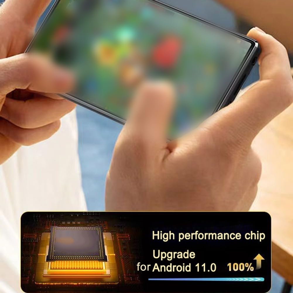 per Android 11 per lettore mp3 5 pollici Touchscreen Dual WiFi per (inglese | per Android 11 OS, WiFi dual-band, supporto download app, schermo HD da 5 pollici, streaming senza soluzione di continuità