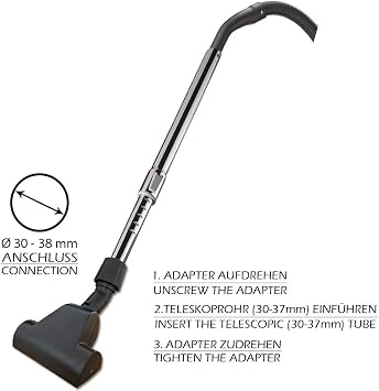 MohMus Universal Mini Turbo Pet Brush for Dirt Devil M 1800 Energy, Paris Rhone A 930, A930, Kasui KE 885, KE885, Sorma SM515