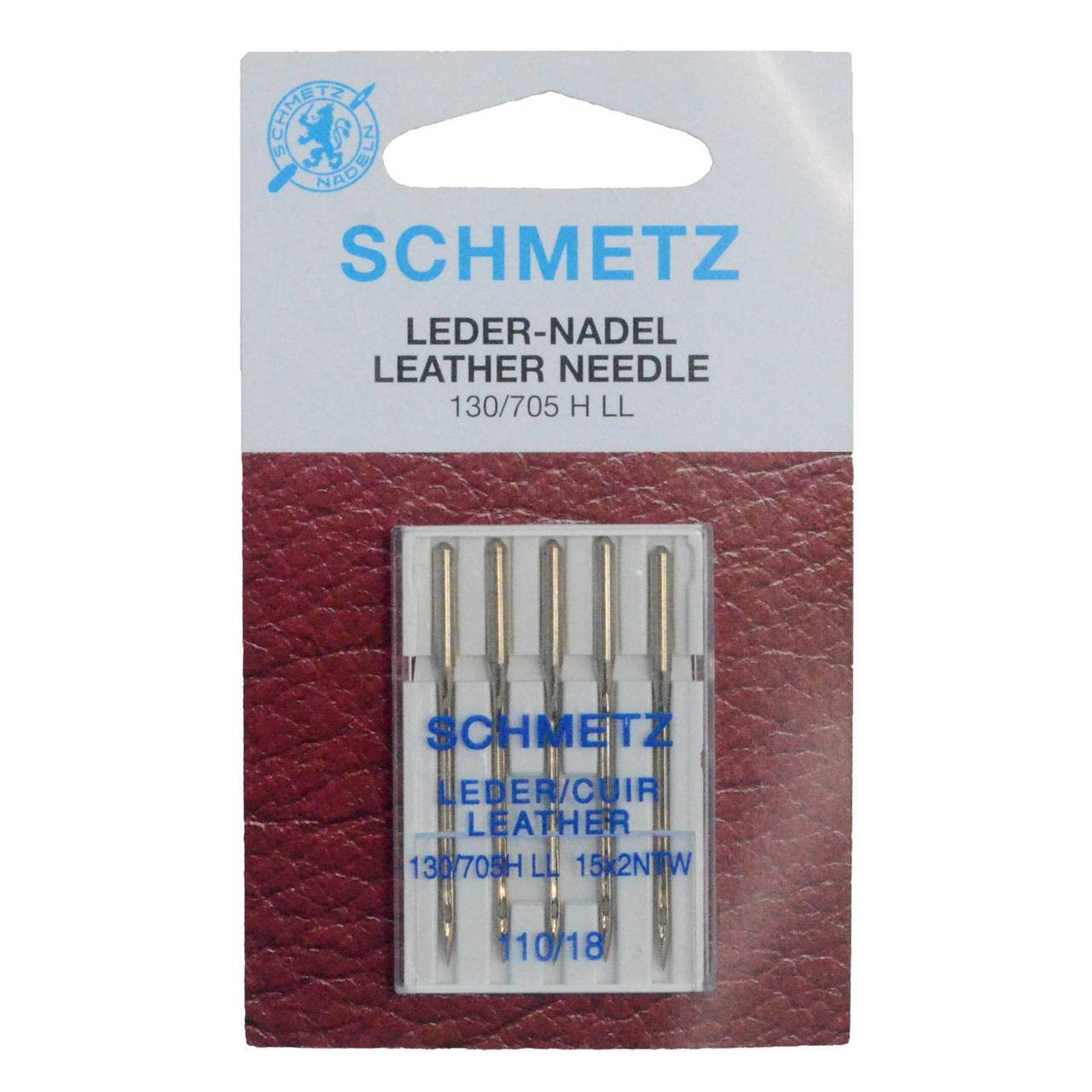 Amazon.com: SCHMETZ | 5 Sewing Machine Needles | Leather LL | 130