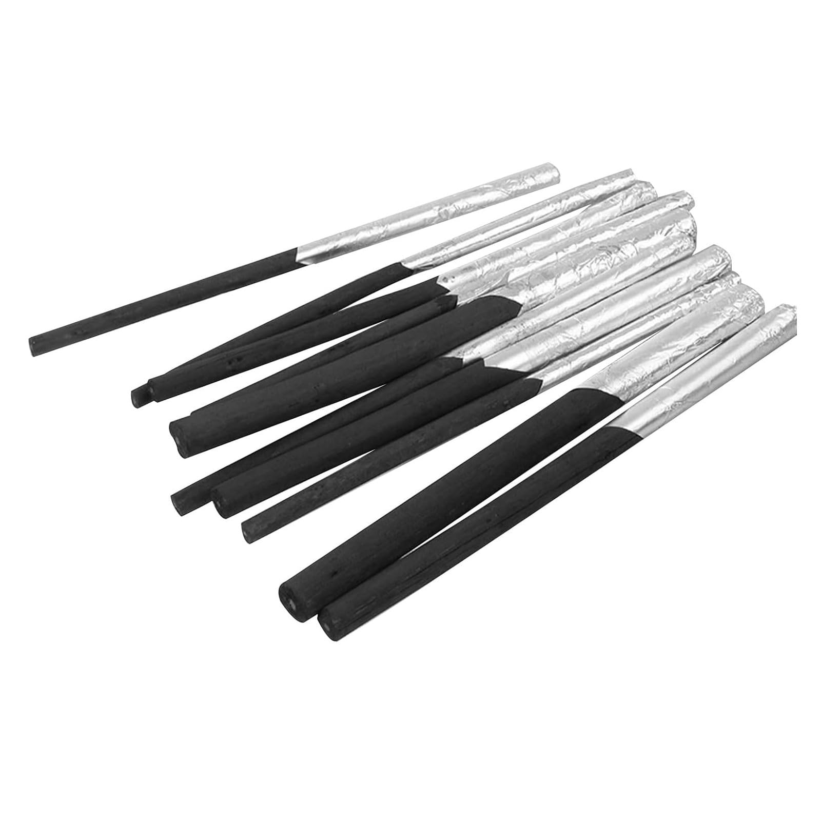 HFYMXNB 12 Piezas Carboncillo para Dibujo, Palos de Carbón Bosquejo, Lapices Carboncillo Negro, Set de Carbón para Dibujar, Adecuado para Pintar, Dibujar, Escribir, Diseño de Arte