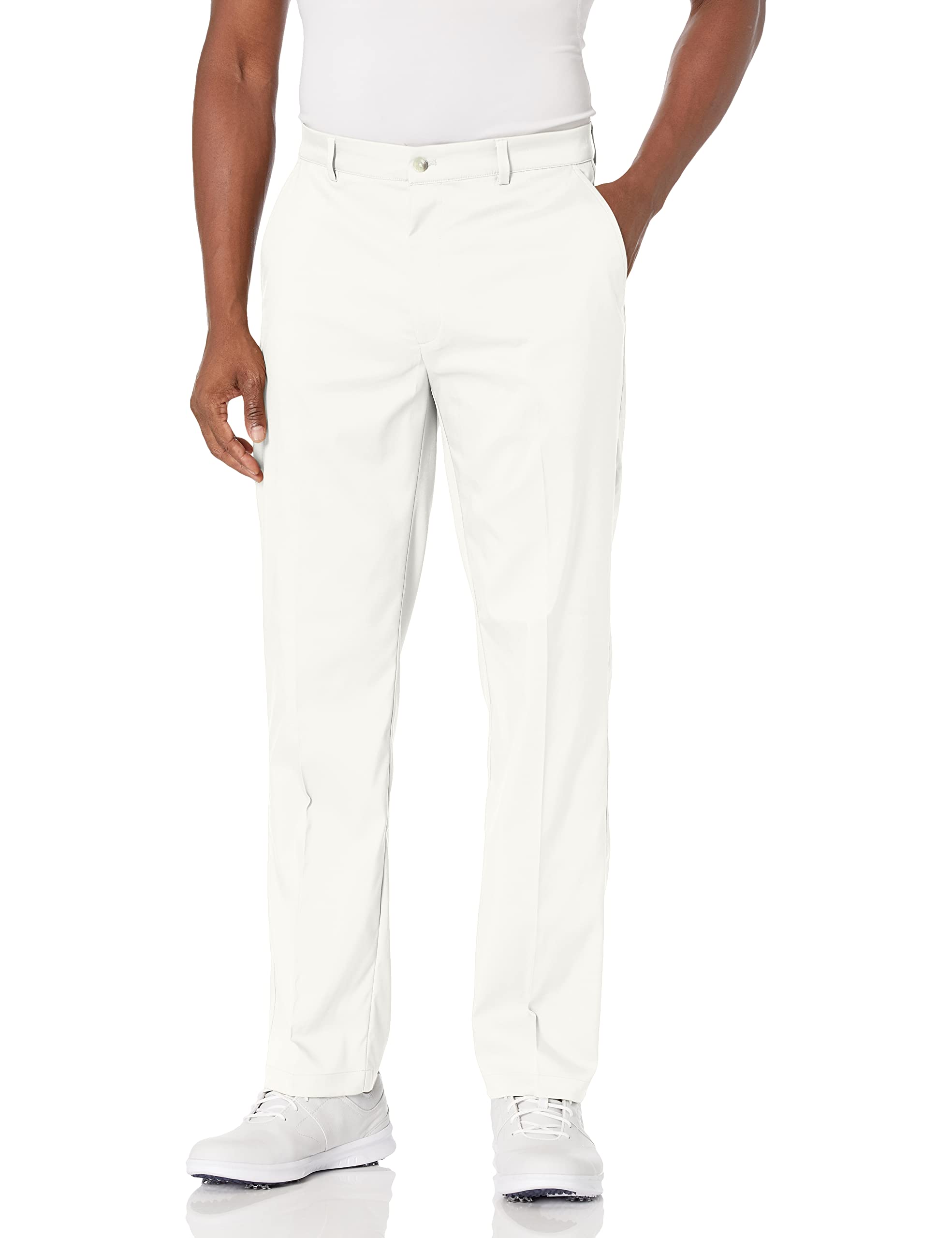 Tourney Men's Solid Tech Ff Pants, Sandstone, 40 x 32