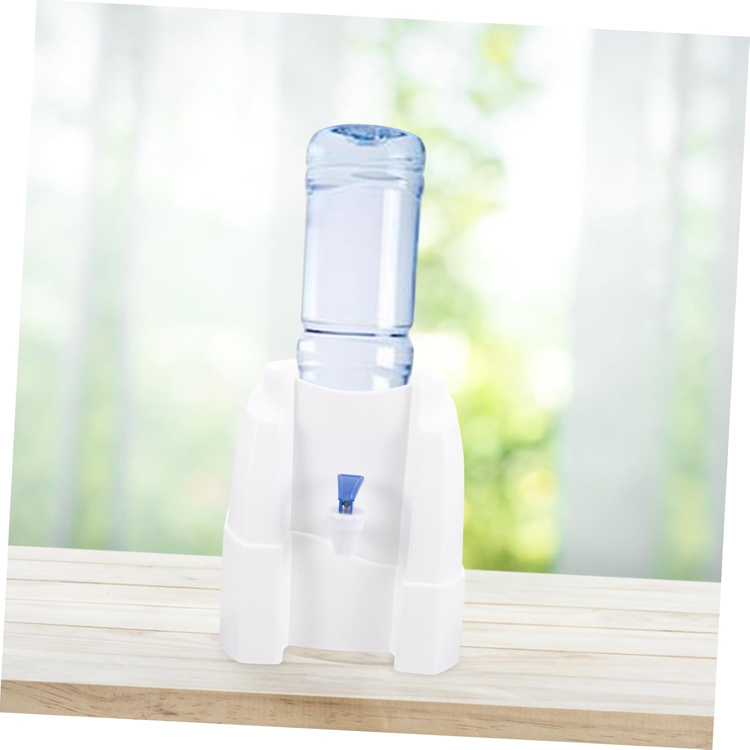 Desk Mini Water Dispenser Portable Cold Water Dispenser Sturdy Structure Space-Saving Design Bottle Holder