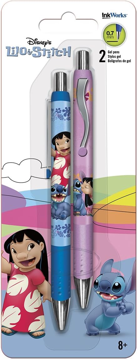 InkWorks Lilo and Stitch 2 Pack Gel Pens, 2 Count (Pack of 1)