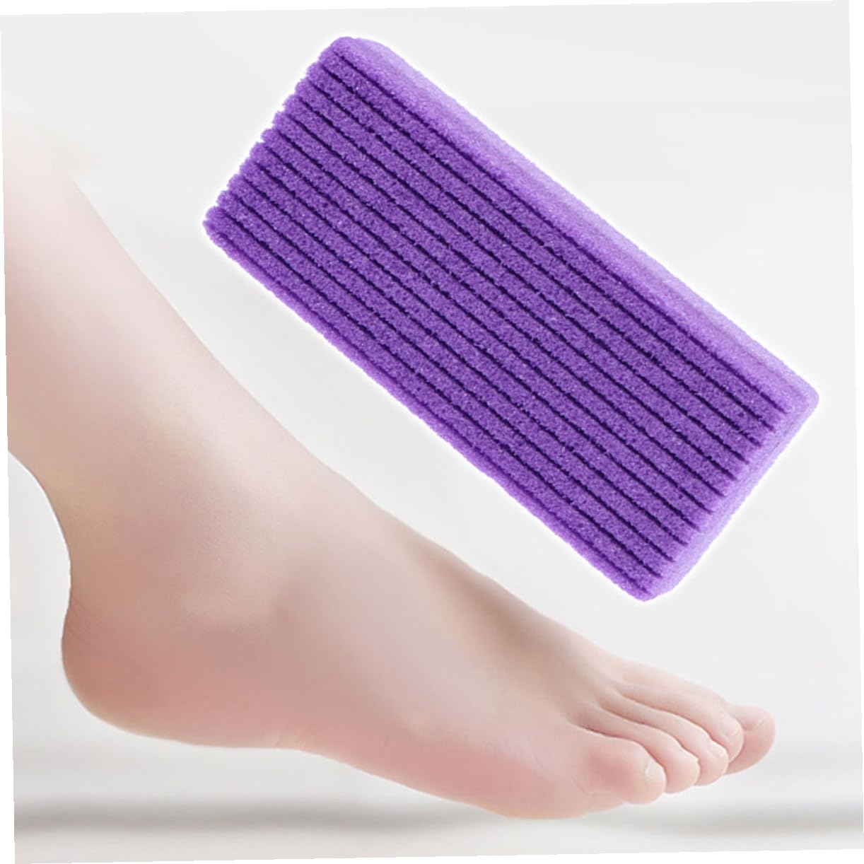 FRCOLOR 18 Piezas Herramienta De Molienda De Pie De Piedra Pómez Removedor De Callos Para Limas De Pies Exfoliante De Pies Frotamiento Tabla Para Frotar Los Pies Hombre Crujiente Púrpura