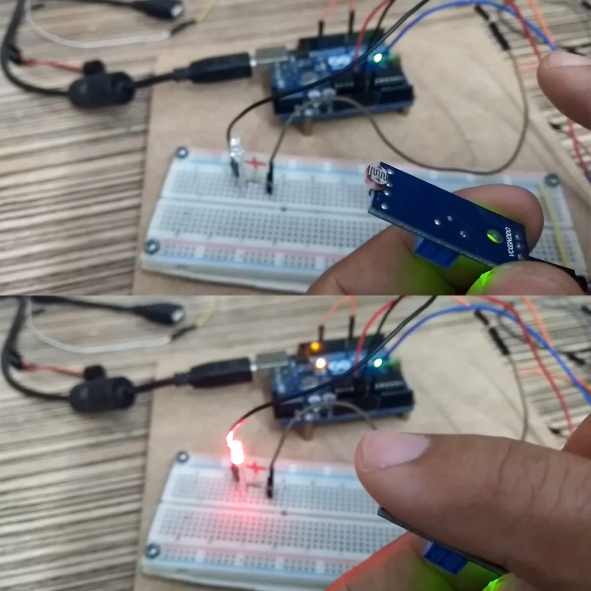 5 pz Modulo sensore fotosensibile 3 pin DC 3.3-5 V Modulo resistore fotosensibile per rilevamento dell'intensità della luce digitale con cavo DuPont per Arduino fai da te