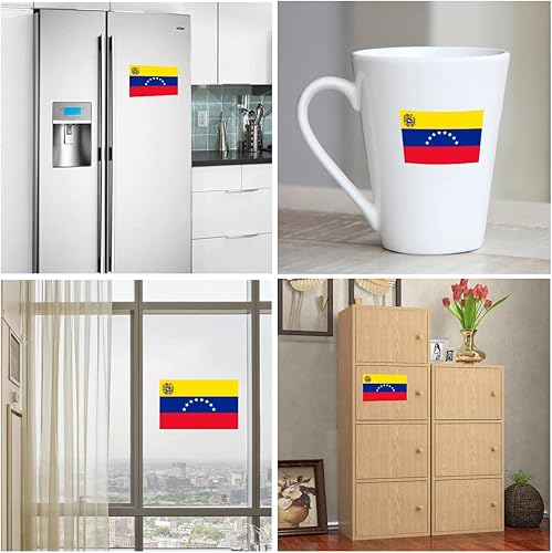 Miniatura 6 de QQSD Adhesivo de bandera venezolana en varios tamaños, paquete de 3, 11.7 x 8.3 pulgadas