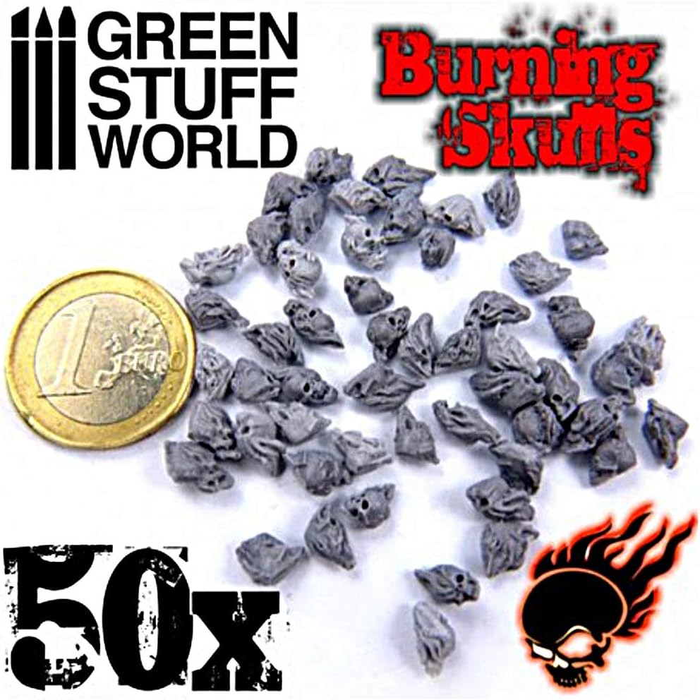Green Light The Staff World-Will-o'-The-wisp Skull 50 Pieces Miniature Accessories GSWD-1498