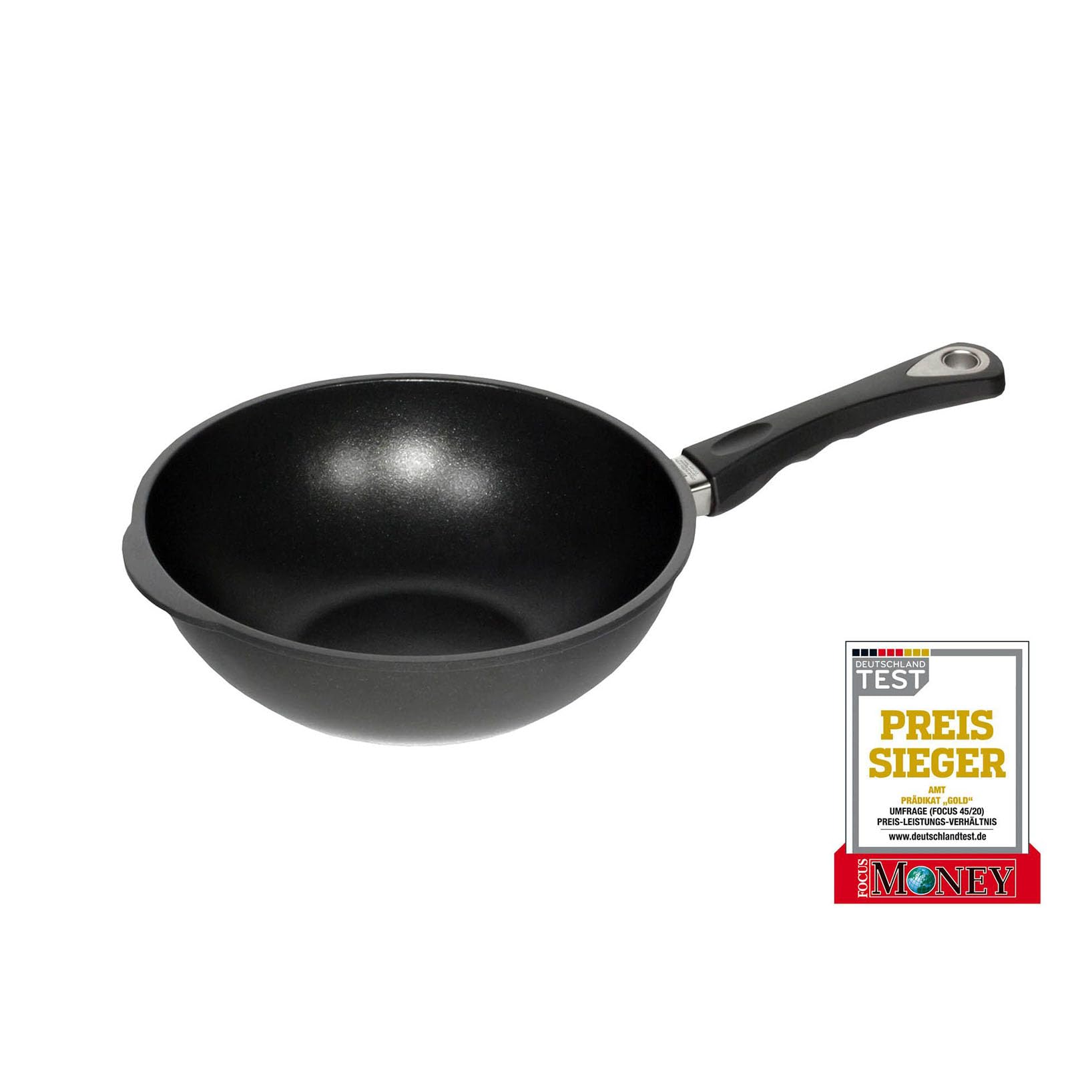 De Ongelooflijke 28 cm Wok | Antiaanbaklaag | Zonder PTFE De Ongelooflijke 28 cm Wok | Antiaanbaklaag | Zonder PTFE