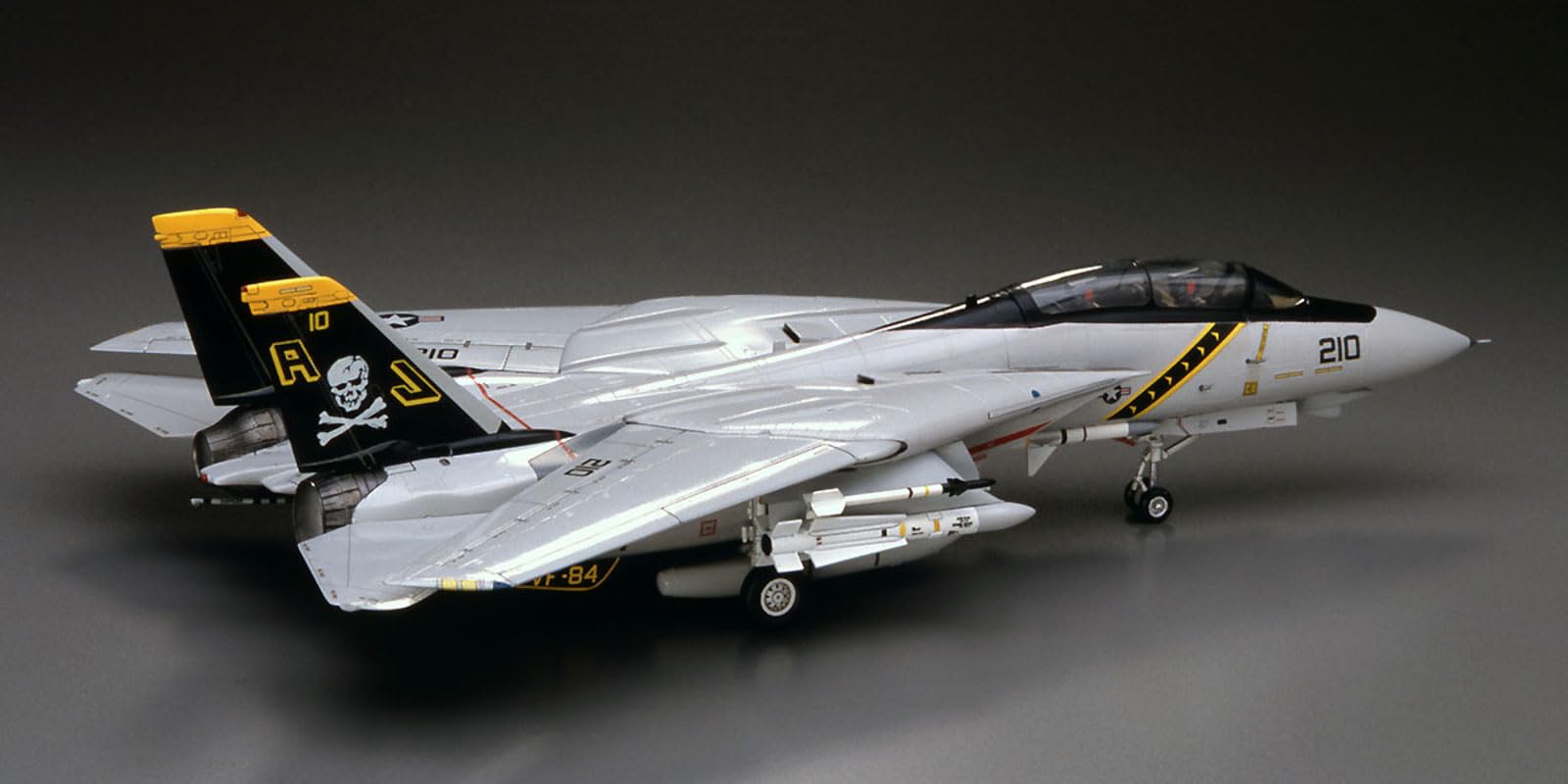 Maquette HASEGAWA – Tomcat F-14A Lapin Noir – 1/72 – à Assembler Et Peindre – Neuf