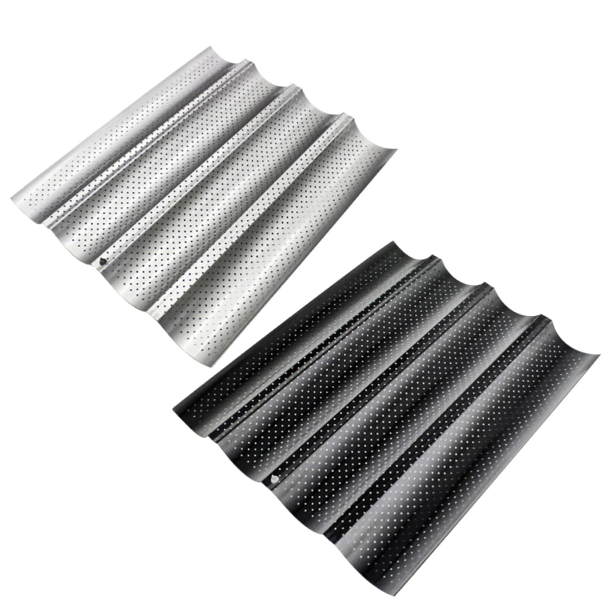 Molde Para Hornear Baguettes Moldes Perforados Antiadherente Horno Tostador