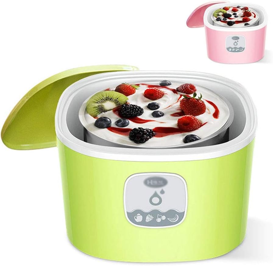 Household Appliances Automatic Yogurt Machine Fermented Stainless Steel Inner Yogurt Maker Household Kitchen Appliance (Color : B)