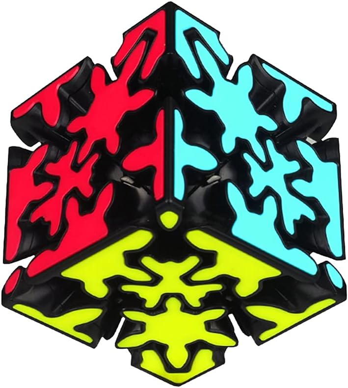Yealvin Crazy Gear Cube, 3x3x3 Twisty 3D Puzzle Cube Zambia Ubuy