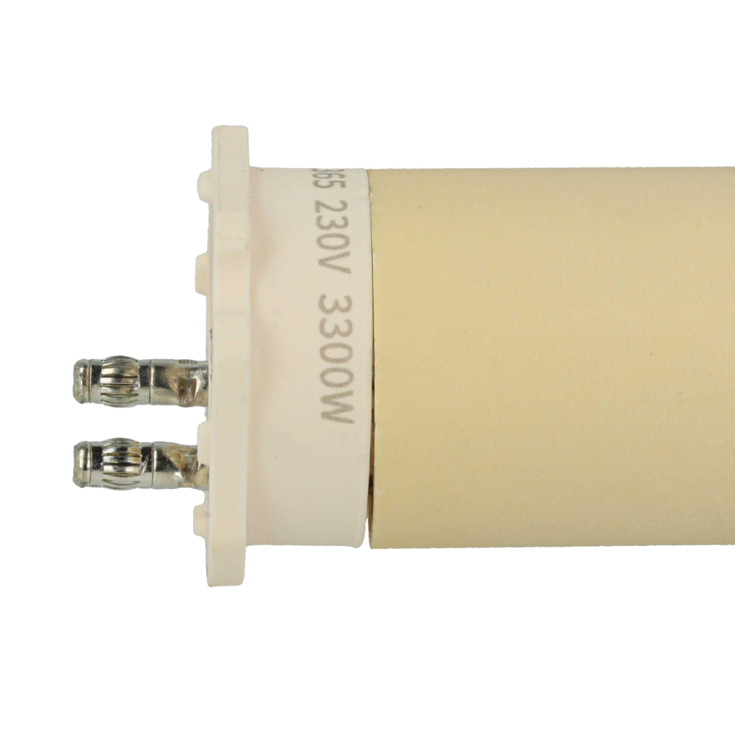 vhbw 2x Elemento calefactor reemplaza Leister 7612733013658, 101.365 para pistola de soldadura - 3300 W, Cerámica, 3,15 x 10,3 cm